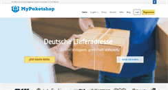 Desktop Screenshot of mypaketshop.com